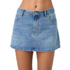 Washed Denim Skirt Women Simple All-match Girl Mini Skirts Temperament Commuting Style Female Clothing