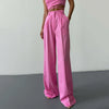 Women's Wide Leg Pants with European and American Style Casual Loose Pants Suitable for Business and Casual Wear