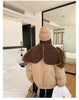 Warm Down jacket Ladies Pai Overcome Winter Cotton Padded Coat Women Parkas Horn Hooded Outcoat Big fur collar Overcoat