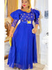 Plus Size African Party Dresses for Women Dashiki Ankara Wedding Evening Gown Elegant Muslim Maxi Dress