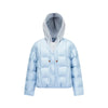 Women Down Jacket 90 Percent Down Fill Layered Look Loose Fit Everyday Style Winter Cold Weather Outdoor Layer