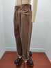 Customizable Corduroy Loose Straight Trousers Women Spring Autumn High Waist Casual Lady Oversize Loose Pants Suit Pants