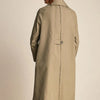 Spring Autumn Korean Women's Windbreaker Lapel Single-breasted Mid-length Ladies Overcoat British Casual Trench Coat