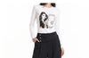 Detachable Skirt Panel Striped Suit Pants Women Turn Up Cuff Tie Waist Straight Wide Leg Trousers Loose Casual Streetwear Pants