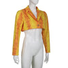 Women Serpentine Button Up Side Split A-line Mini Skirt Suit and Blazer Top Two 2 Piece Set Outfits Autumn Clothing