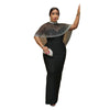 Women Short Cloak Sleeve Rhinestone Bodycon Long Dress Fall Vacation Evening Birthday Night Party Vestidos Sexy Dresses