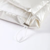 Casual Women's Glossy Hooded Cotton Coats Puffy Stand Collar Zipper Long Sleeve Warm Jackets Winter Lady Down Jacket