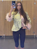 Satin Jacquard Fluffy Fur Cuffs Patchwork Blazer Light Green V Neck Long Sleeve Slim Outerwear Lady Fall Party Daily Jacket