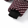 Striped Ski Suit Women's Hooded Full Sleeves Zippers Warm Coats High Waist Pants Winter Winter Lady Tracksuit