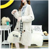 Knitted Cardigan Women Sweater Mid Length Version Autumn Winter Female Sweater Coat Temperament Versatile Ladies Sweater
