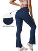 Women's Soft Flare Pants High Waisted Tummy Control Workout Yoga Leggings Bell Bottoms