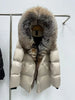 Winter Real Fox Fur Collar Hooded Thick Goose Down Jacket Natural Coat Women Female Outwear Warm Russia Puffer Jackets