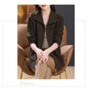 Knitted Cardigan Jacket Women Sweater Autumn Winter Lapel Zipper Sweater Jacket Loose Solid Outerwear Female Sweatshirt Tops