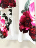 High Street Designer Runway Suit Set Women's Floral Printed Blazer Flare Pants Suit 2pcs
