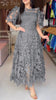 Elegant Lace Dress Irregualr Length Wedding Guest Bridal Shower for Bride Midi O Neck Hollow Out Women Classy Business Party