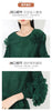 Bandage Dresses Three Dimensional Flower Splicing Design Women's Pleated Dress Chic Cloth