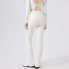 Women's High-Waist Yoga Pants Flared Sports Pants Hip Covering Skirt Running Leggings Dance Training Pilates Fitness Trousers