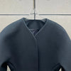 Women's jacket autumn single breasted slim long sleeved top Shoulder sleeves V-neck women's suit jacket Women's coat