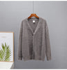 Imitation Mink Cardigan For Women Autumn Thick Knitted Jackets Yellow Oversize Cardigans Ladies Black Women Knitted Coat Velvet