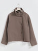 Women Stand Collar Spring Woolen Coats Single Breasted Loose Female Long Sleeve Jacket Office Lady Street Short Coat