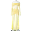 Pleated Slim Bodycon Maxi Long Dress Women Off Shoulder Autumn Winter Dress Lace Patchwork Sexy Party Dresses