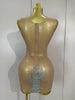 Sexy Sparkle Rhinestone Mesh Transparent Stretch Mini Dress Women Evening Birthday Party Nigthclub Stage Performance Costume