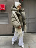 Winter Warm Cotton Puffer Jackets Women's Loose Parkas Coat Vintage Bread Jacket Outwear Office Ladies Quilted Jacket