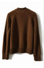 100% pure cashmere cardigan women's winter coat thickened loose knit sweater coat