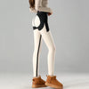 Winter with Fleece Leggings for Women Thick Skinny Elasticity Thermal Velvet Black Leggings High Waisted Lift Hips Yoga Tights