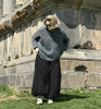 Casual Loose Jogger Bloomers Pants Women High Waist Trousers Female Loose Pleated Bloomers Pants Streetwear