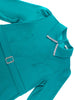 Women's Elegant Polo Collar Office Dress Long Sleeve High Waist Autumn Winter Solid Color Commuting Workwear