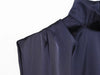 Satin dresses women's clothing back zip hem lace patchwork slit sexy nightclub mini dress chic French Evening