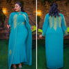African Wedding Party Dresses for Women Spring Autumn African Long Sleeve Red Black Blue White Long Dress Suit Muslim Abaya