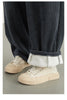 Women Pant Loose Retro High Waisted Casual Wide Leg Pants Solid Plush Thick Warm Female Trousers Spring Autumn