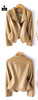 Leather Jacket Women's Short Slim Sheepskin Coat Spring Autumn Leather Jacket Long Sleeve Lapel Zipper Outwear