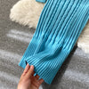 Autumn Winter Twist Women's Wrap Knitted Dresses Long Sleeve Sheath Knitwear Office Bodycon Dress Female