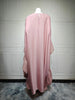 Eid Muslim Abaya Women Dress Satin Bat Sleeve Vestidos Largos Party Dresses Arab Long Robe Morocco Dubai Kaftan Silky Jalabiya