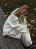 Women's Autumn Winter Collared Half Zip Ribbed Knit 2-Piece Set Oversized Wide Leg Pants Sweater Suit