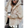 Autumn Winter Women Hooded Patchwork Warm Cotton Coat Women Cotton Padded Jacket Oversize Outerwear Women Parka Coat