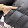 Autumn Winter Fake Two Pieces Splicing Cotton Jacket Women Cotton-Padded Thick Warm Parkas Short Coat Female Casual Lady Top
