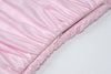 Elegant Pink Irregular Pleated Maxi Dress Women O-Neck Long Sleeve Ruched Slim Long Dress Wedding Guest Evening Party Robes