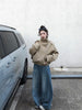 Women's Korean Style Relaxed Trench Coat Vintage Khaki Utility Jacket Spring Fall Casual Chic Versatile Outerwear