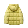 Women Light White Down Jacket with Hood Loose Over Size Casual Autumn Winter Outwear Square Warm Short Coat