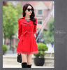 2026Spring Autumn Windbreaker Coat Women Slim Mid Long Lace Trench Coat Female Casual Double-breasted Outerwear Tops