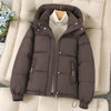 Short Casual Down Cotton Jacket Women Parkas Hooded Korean Style Winter Cotton Clothing Female Coat Outerwear