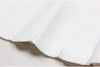 Sml Elastic Knitted Solid Color Flip Collar Button Back Zipper Large hem Pleated Casual Women's Dress