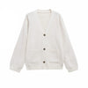 Women's Cropped Cardigans V-neck Knitted Sweater Coat Long Sleeve with Pocket Casual Streetwear Outwear Autumn