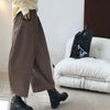 Autumn Casual Harem Pants Women Cotton High Waisted Trousers Retro Loose Bloomers Women's Oversize Pants Baggy Sweatpants