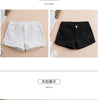 White Denim Shorts Women Low waisted Korean version Slim Elastic Skinny Buttocks Wrapped Sexy Short pants Female