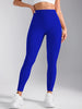 V-Back High Waisted Yoga Leggings Seamless Knit Tights for Women Quick Dry Butt Lifting Slim High Elastic Leggings
